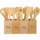 Bamboo 4-piece Kitchen Tool Set and Canister