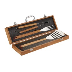 Grill Master 3pc Bamboo BBQ Set