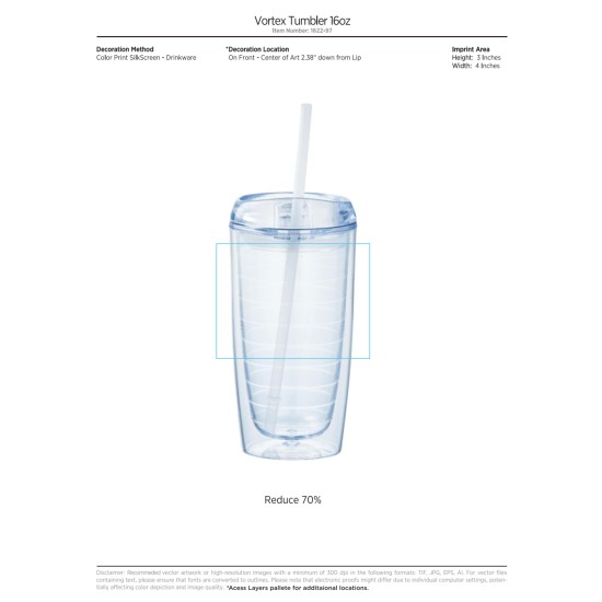 Vortex Tumbler 16oz