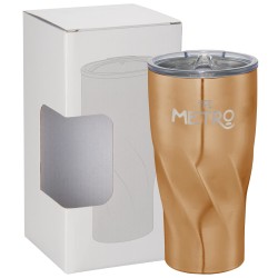 Hugo Copper Vacuum Tumbler 20oz With Window Box