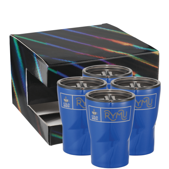 Glacier Tumbler 12oz 4 in 1 Gift Set