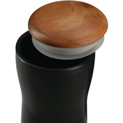 Reno Double Wall Ceramic Tumbler w/Wood Lid 10oz