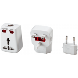 Universal Travel Adapter with USB Port