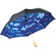 46" Blue Skies Auto Open Folding Umbrella