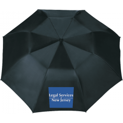 46" Blue Skies Auto Open Folding Umbrella