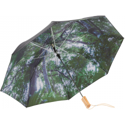 46" Forest Auto Open Folding Umbrella