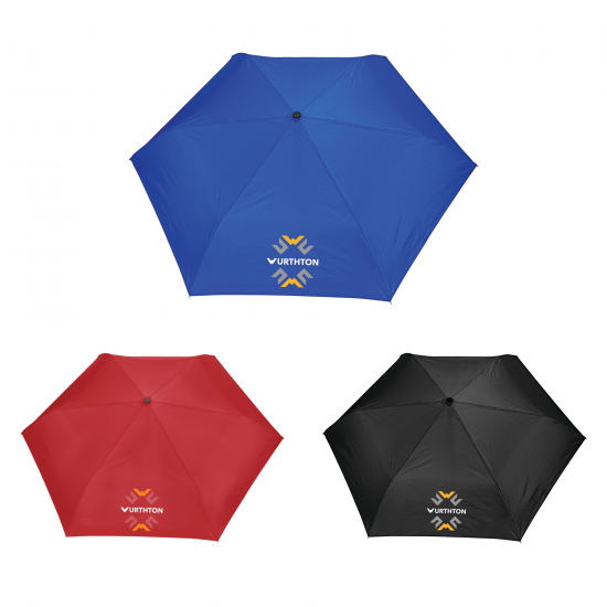 42" Carabiner Clip 3-Section Folding Umbrella 42" Carabiner Clip 3-Section Folding Umbrella