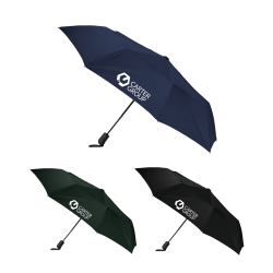 42" Heathered Strap Auto Open Umbrella