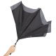 48" Auto Close Heathered Inversion Umbrella