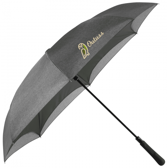 48" Auto Close Heathered Inversion Umbrella