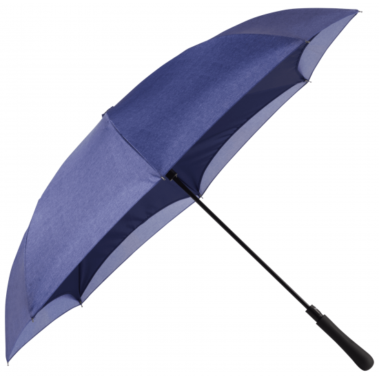 48" Auto Close Heathered Inversion Umbrella