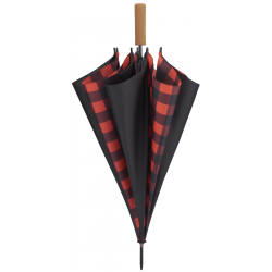 46" Auto Open Buffalo Plaid Fashion Umbrella