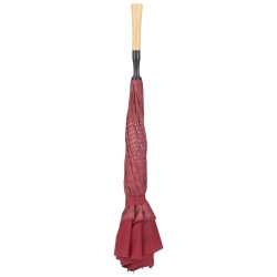 48" Recycled PET Auto Open Plaid Inversion Umbrell