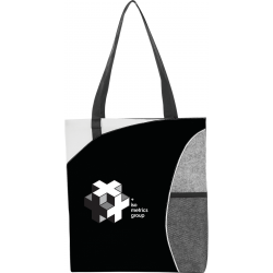 Mesh Pocket Non-Woven Convention Tote