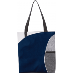 Mesh Pocket Non-Woven Convention Tote