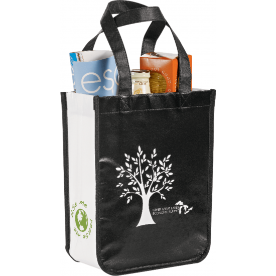 Small Laminated Non-Woven Shopper Tote