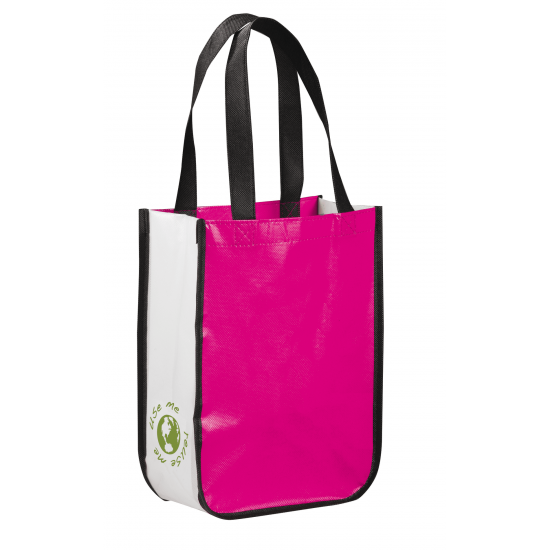 Small Laminated Non-Woven Shopper Tote