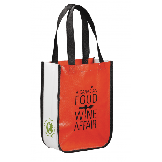 Small Laminated Non-Woven Shopper Tote