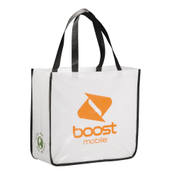 Large Laminated Non-Woven Shopper Tote