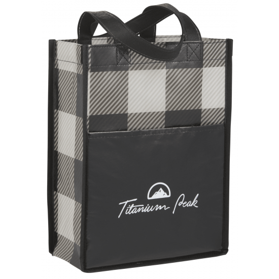 Buffalo Plaid NW Mini Gift Tote