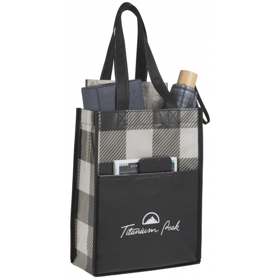 Buffalo Plaid NW Mini Gift Tote