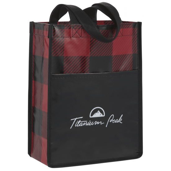 Buffalo Plaid NW Mini Gift Tote