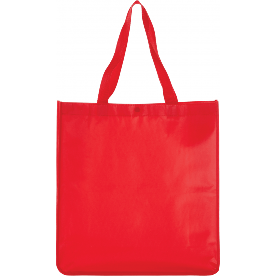 LoLo Oversize Laminated Tote w/Snap