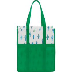 Cactus Laminated Shopper Tote