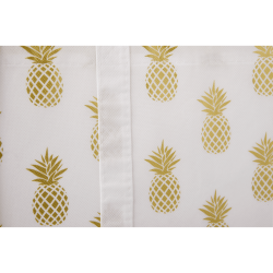 Pineapple Laminated Shopper Tote