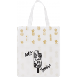 Pineapple Laminated Shopper Tote