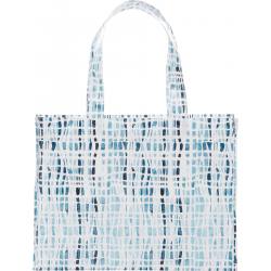 Cross Hatch Laminated Shopper Tote