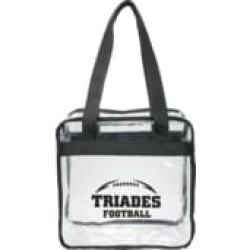 Game Day Clear Zippered Safety Tote