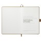 5.5" x 8.5" Washable Kraft Stone Bound JournalBook