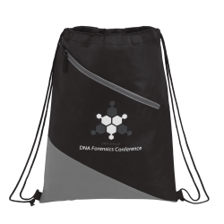 Slanted  Non-Woven Drawstring Bag