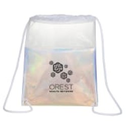 Iridescent Drawstring Bag