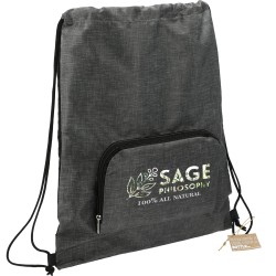 Ash Recycled Packable Drawstring Bag