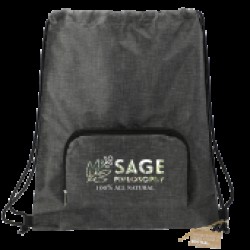 Ash Recycled Packable Drawstring Bag