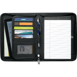 Burke Jr. Zippered Padfolio