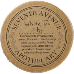 White Tea and Fig 11 oz Glass Jar Candle