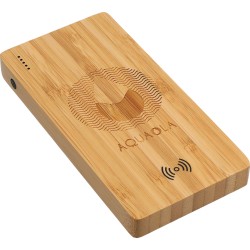 Plank 5000 mAh Bamboo Wireless Power Bank