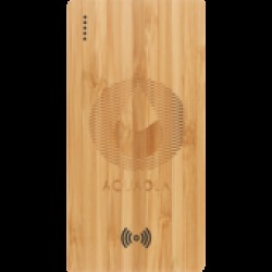 Plank 5000 mAh Bamboo Wireless Power Bank