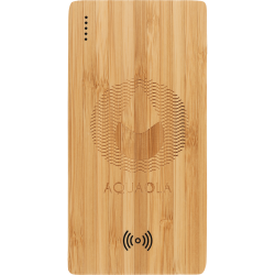 Plank 5000 mAh Bamboo Wireless Power Bank
