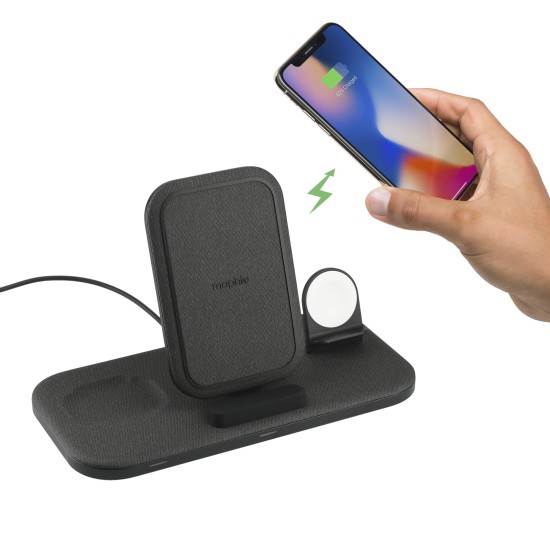 mophie® 3-in-1 Wireless Charging Stand