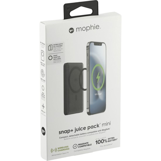 mophie® Snap 5000 mAh Wireless Power Bank mophie® Snap 5000 mAh Wireless Power Bank