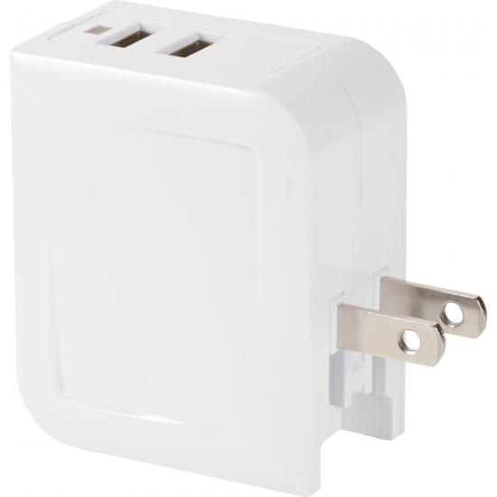 UL Listed Fray Universal Adaptor with Dual Ports