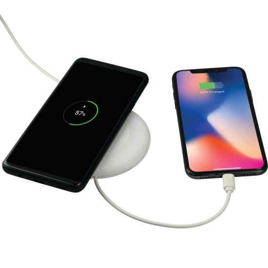 Nebula Wireless Charging Pad with Integrated Cable