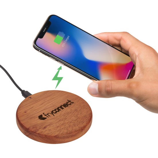 Bora Wooden Wireless Charging Pad