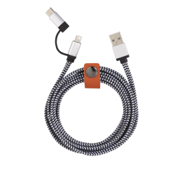 Paramount 3-in-1 Fabric Charging Cable