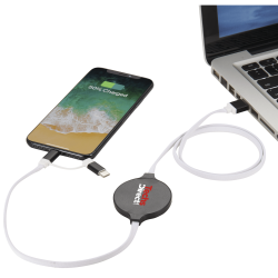 Gamma Wireless Charging Pad with 3-in-1 Cable