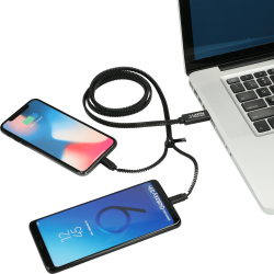 Zipper 3-in-1 Charging Cable